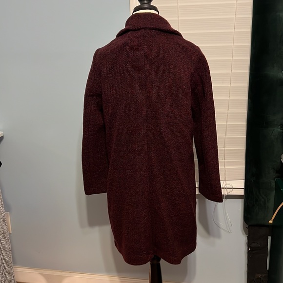 Burgundy Trench Jacket - Picture 5 of 5
